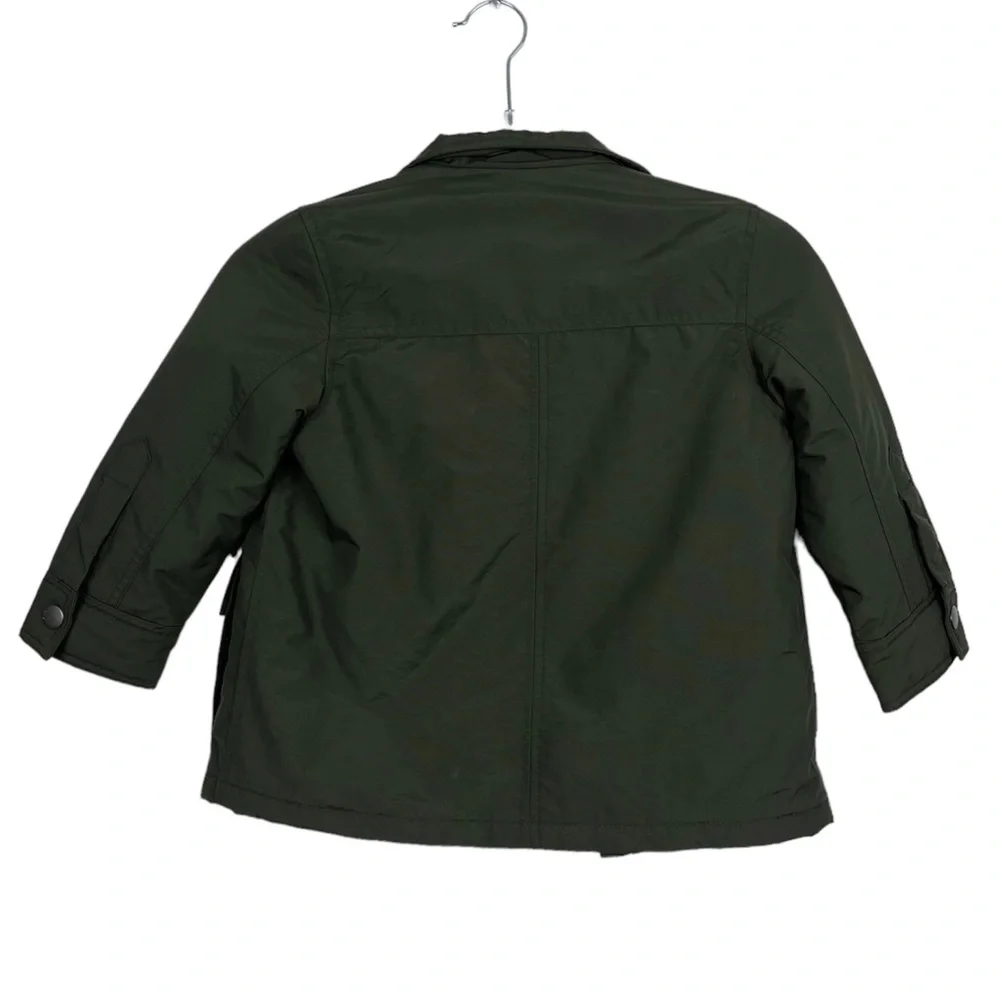 Gap Kids Green Puffy Coat Zip Jacket